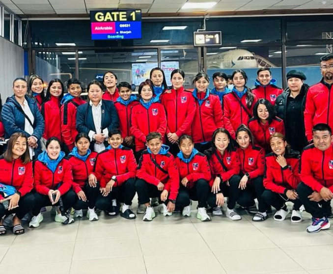 Air Arabia welcomes Nepal’s National Women’s Football Team for WAFF Championship Journey!