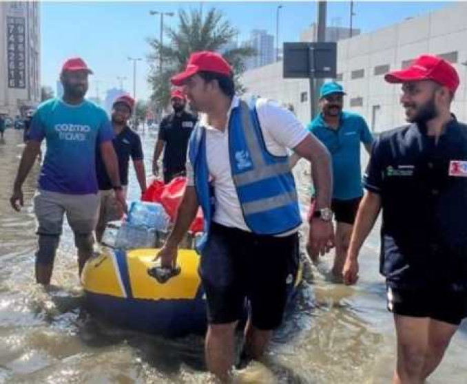 Air Arabia UAE Teams Unite for Flood Relief Efforts Amidst UAE Floods!